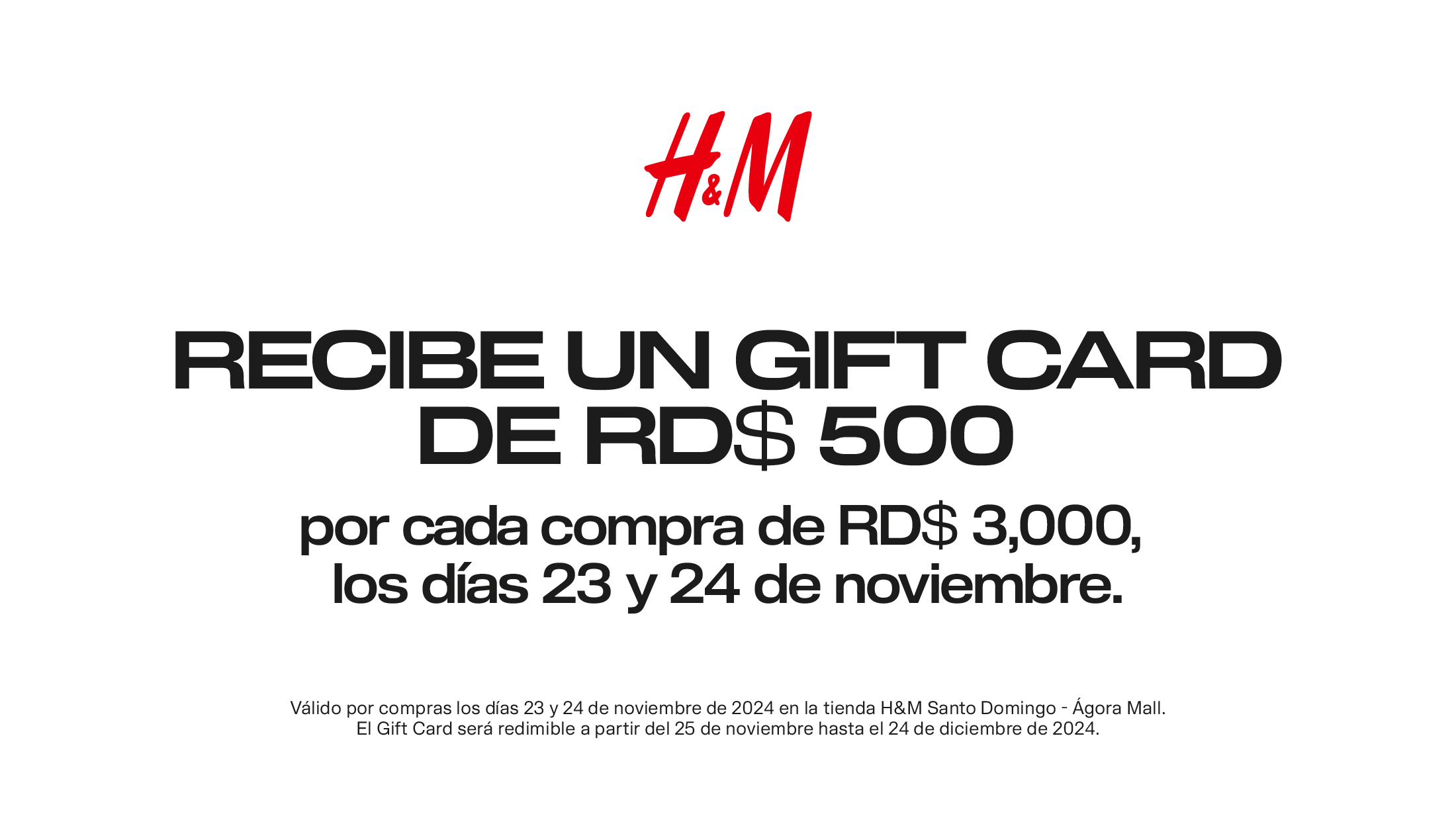 H&M Apertura